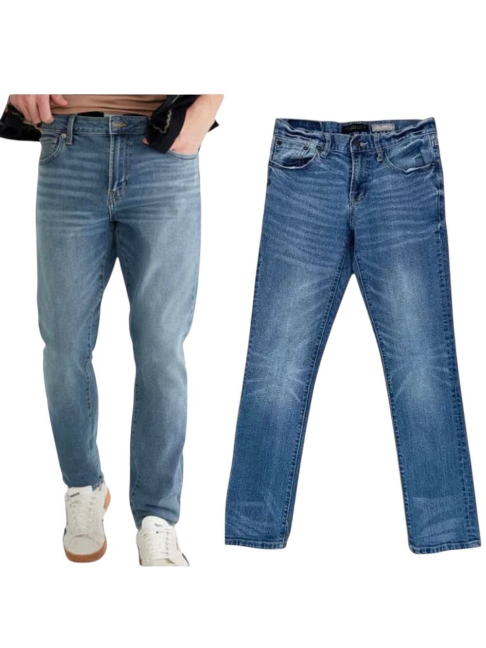 Aeropostale Men’s Skinny Jeans Light Wash Blue 28x30